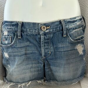 Hollister Women's Blue Denim Shorts sz 7